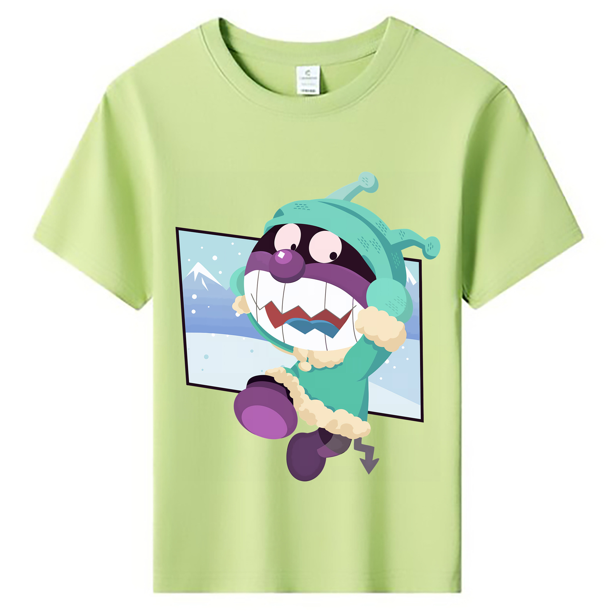 （画像用） アンパンマン Anpanman 綿100％キッズTシャツ（フロントプリント）